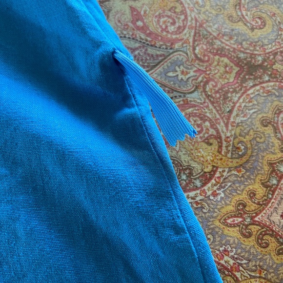 NWT Zara Limited Edition Linen Blend Halter Maxi Dress - Picture 8 of 9